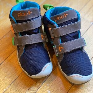 Plae Kids Max Sneakers - Steel/Navy size 12